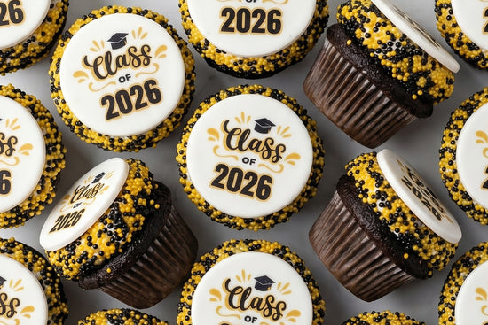 Graduation Edible Image Cupcakes