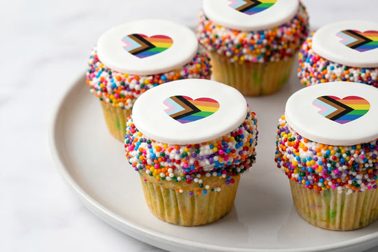 Pride Edible Image Cupcakes