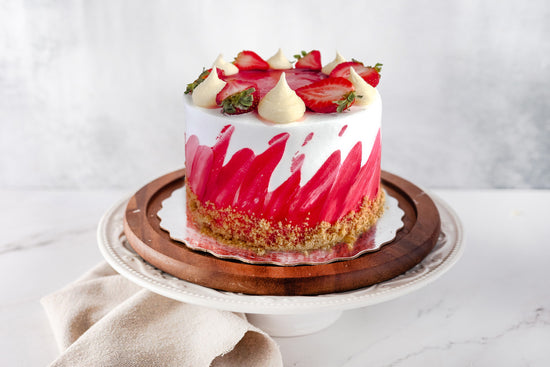 Strawberry Explosion Cake