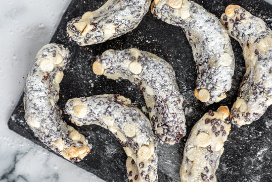 Chocolate Chip Almond Crescents