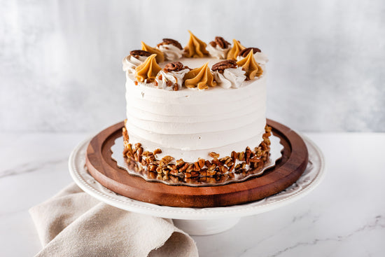 Caramel Maple Pecan Cake