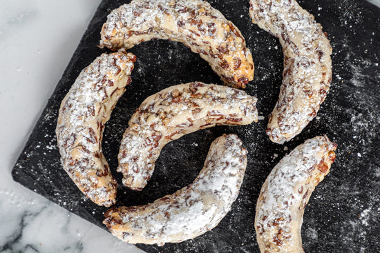 Pecan Almond Crescents